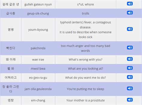 korean cuss words|10 Most Used Korean Swear Words (With Quiz) .